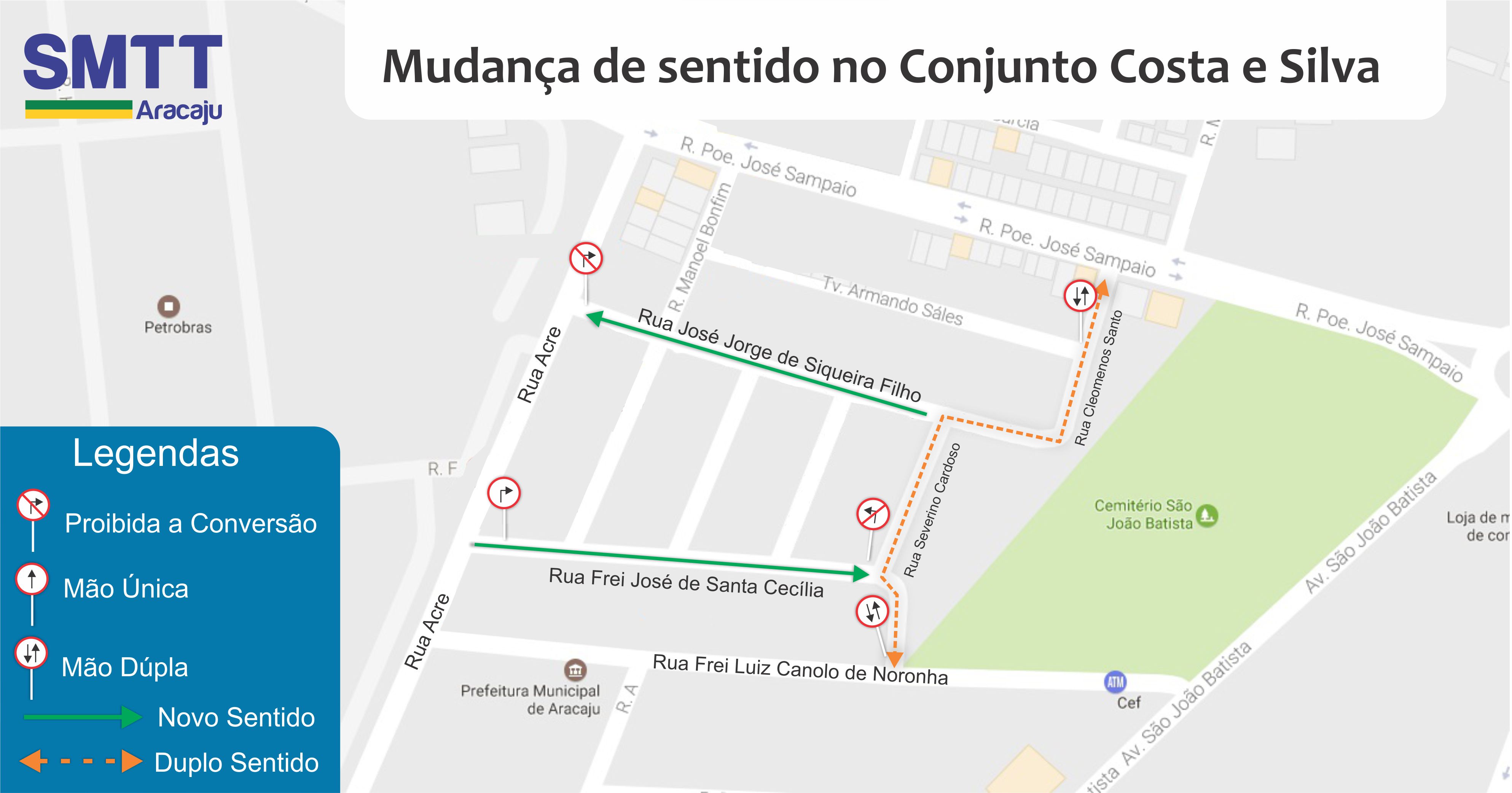 SMTT informa mudança de circulação no Conjunto Costa e Silva - SMTT Aracaju